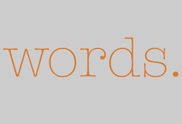 words